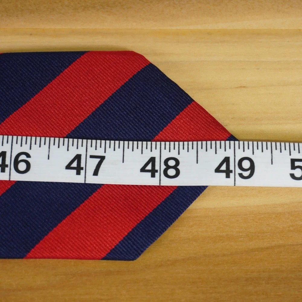 Polo Ralph Lauren Tie Kids Red Navy Blue Striped Silk Italian Classic Preppy